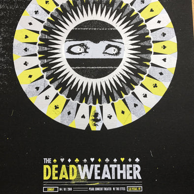 The Dead Weather - 2010 The Silent Giants poster Las Vegas, NV