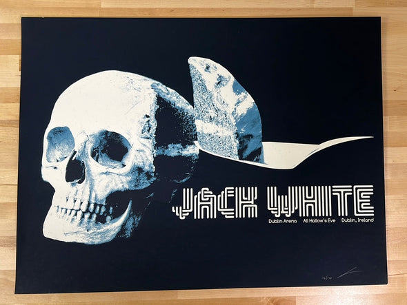 Jack White - 2012 Jay Shaw poster Dublin, Ireland O2 Arena