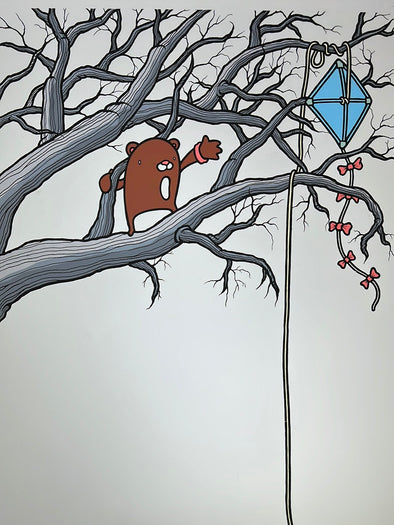 Untitled (kite) - 2007 Mike Budai poster art print