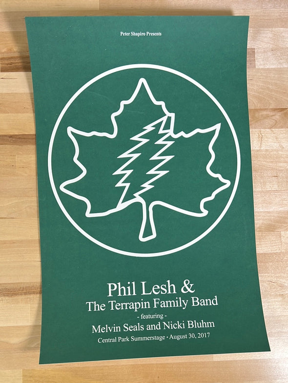 Phil Lesh - 2017 poster Central Park Summer Stage New York, NY