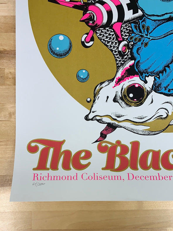 The Black Keys - 2014 Galen McKamy poster Richmond, VA