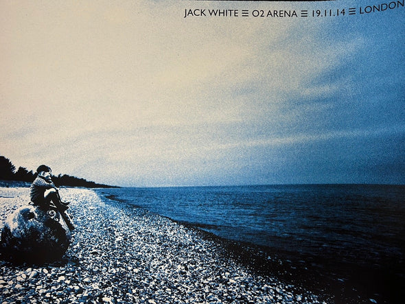 Jack White - 2014 Rob Jones poster London, GBR