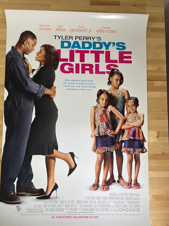 Daddy's Little Girls - 2007 video promo movie poster original vintage 27x40