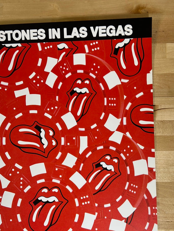 Rolling Stones - 2021 poster Las Vegas, NV No Filter Tour
