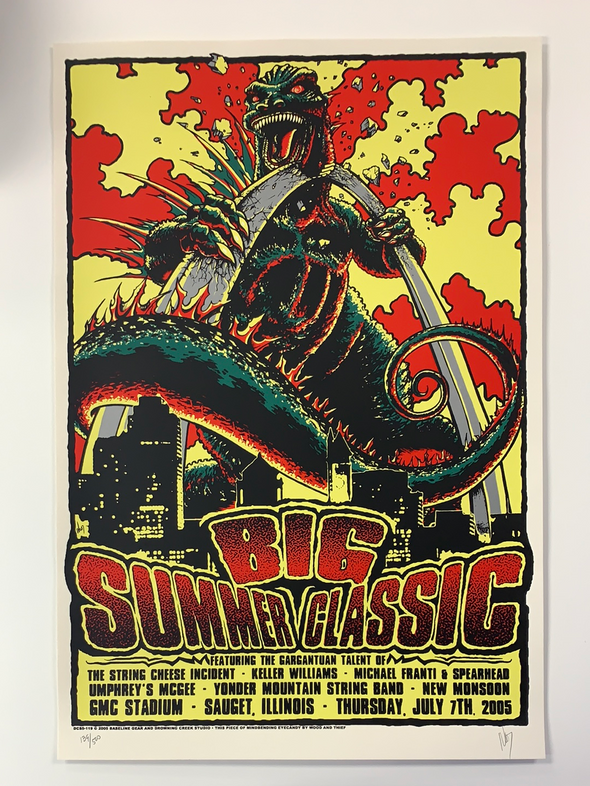Big Summer Classic - 2005 Jeff Wood poster SCI, Yonder, Umphrey's