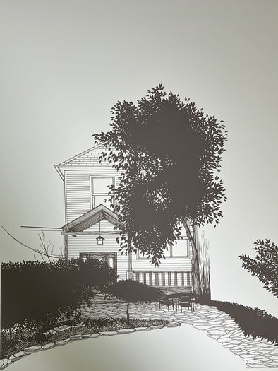 House - Justin Santora poster art print