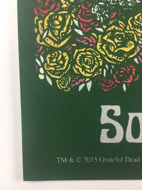 Grateful Dead - 2015 Richey Beckett Poster Chicago, IL Soldier Field