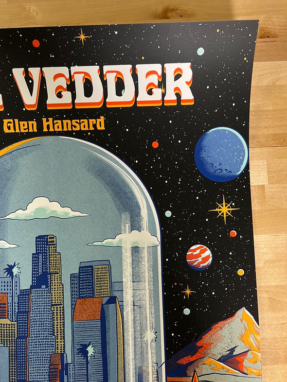 Eddie Vedder - 2022 Pedro Correa poster Los Angeles, CA