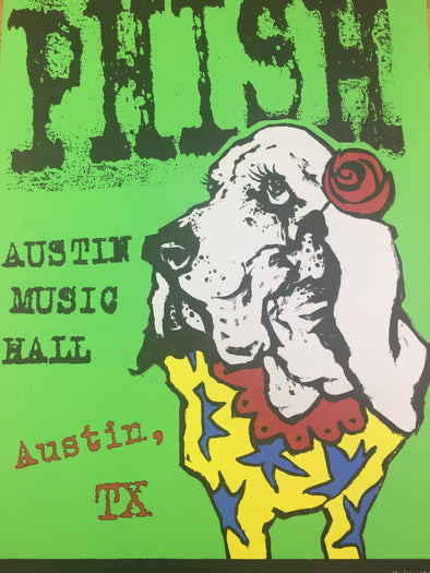 Phish - 1995 Les Seifer Poster Austin, TX Austin Music Hall