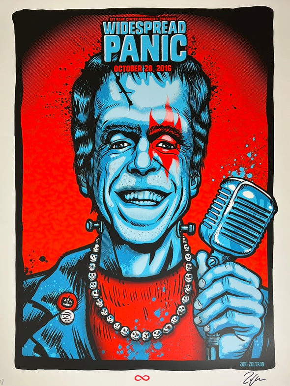 Widespread Panic - 2016 Zoltron poster Broomfield, CO 10/28