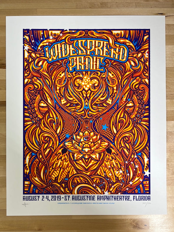 Widespread Panic - 2019 J.T. Lucchesi poster St. Augustine, FL