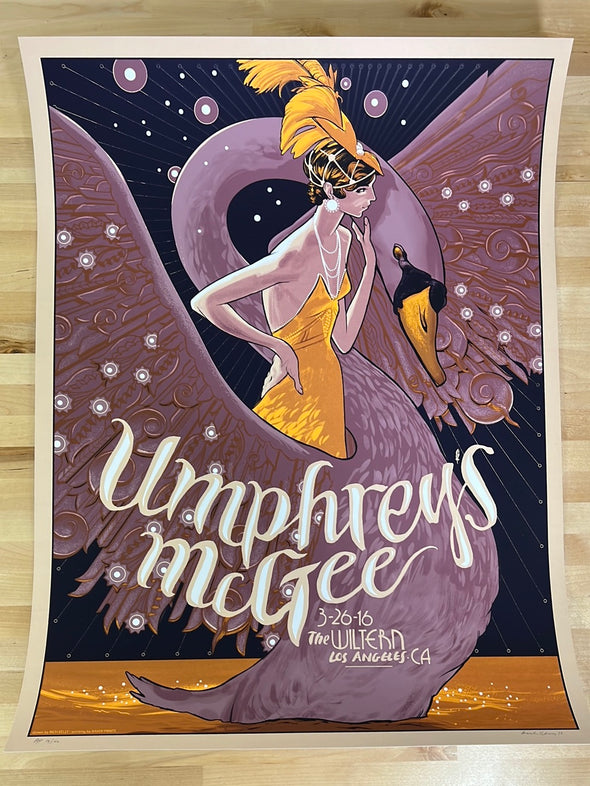 Umphrey's McGee - 2016 Rich Kelly poster Los Angeles, CA S/N