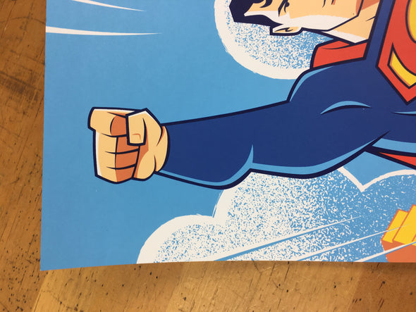 Superman: The Animated Series - 2017 Scott Derby Poster Art Print