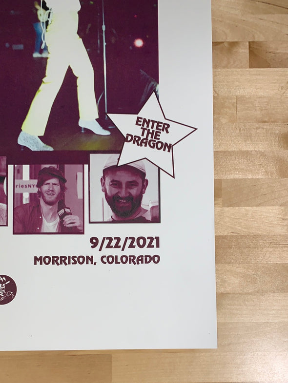 Portugal The Man - 2021 poster Red Rocks Morrison, CO