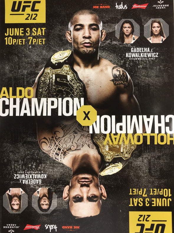 UFC 212 Poster - Aldo vs Holloway