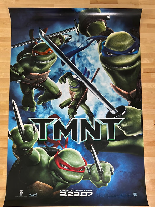 Teenage Mutant Ninja Turtles TMNT - 2007 video promo movie poster 27x40 original vintage