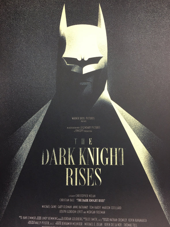 The Dark Knight Rises - 2012 Olly Moss poster San Diego, CA Comic-Con