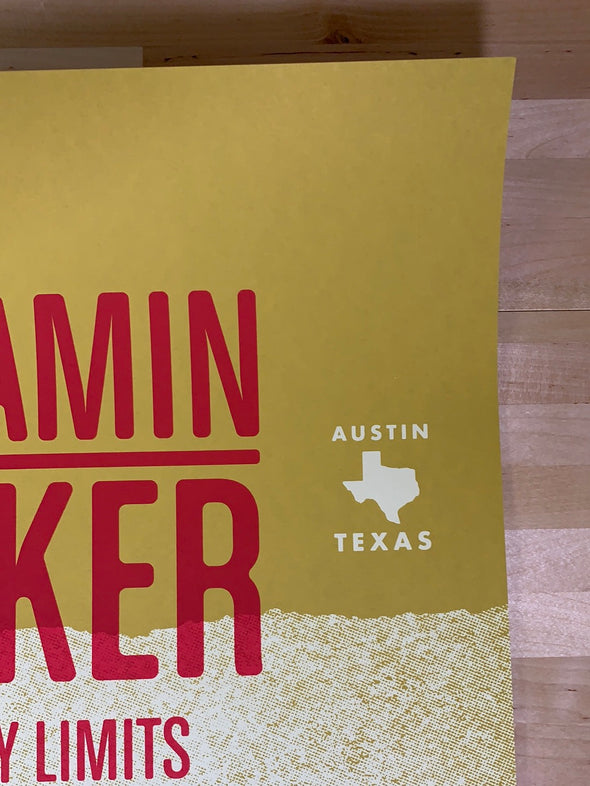 Benjamin Booker - 2017 Powerslide Design poster Austin City Limits, TX