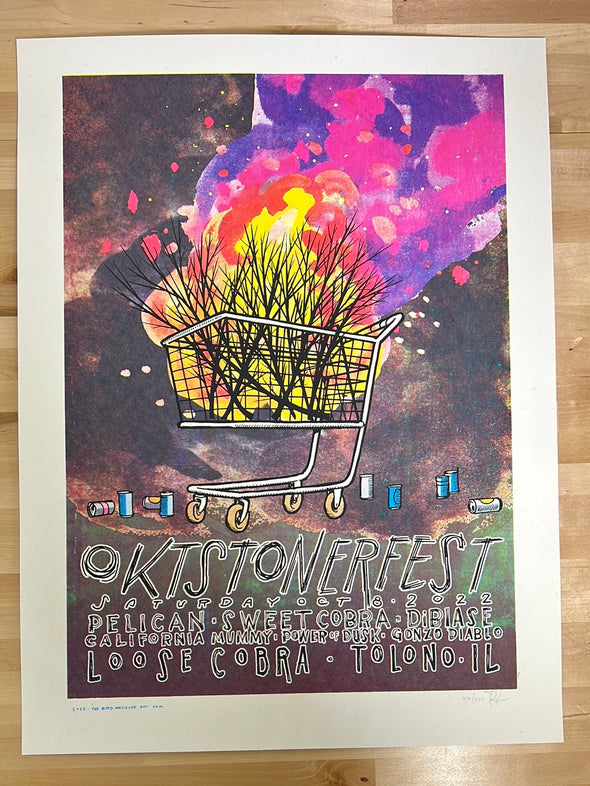 Oktstonerfest - 2022 Jay Ryan poster Tolono, IL