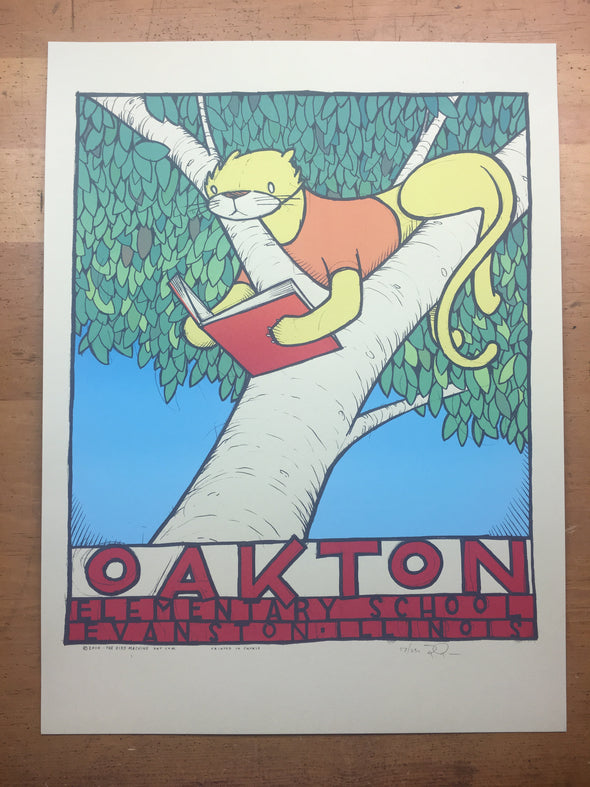 Oakton Elementary School - 2010 Jay Ryan poster Evanston, IL