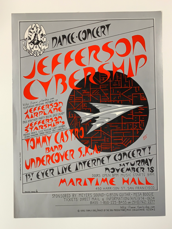 FD/ID 2 Jefferson Cybership - 1995 poster Maritime Hall San Fran 1st
