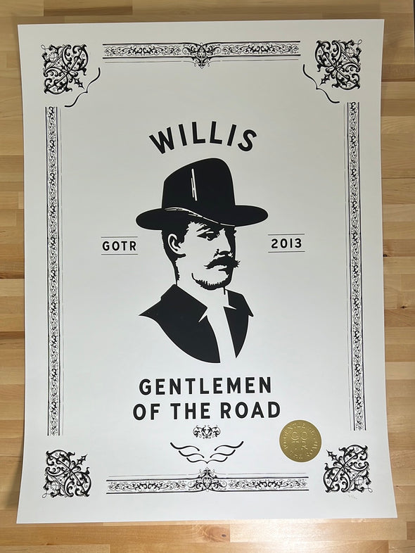 Mumford & Sons - 2013 poster Willis GOTR art print