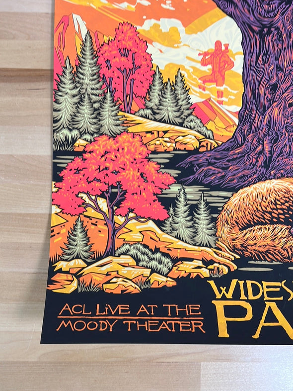 Widespread Panic - 2021 Todd Slater Poster Austin, TX Moody 1st