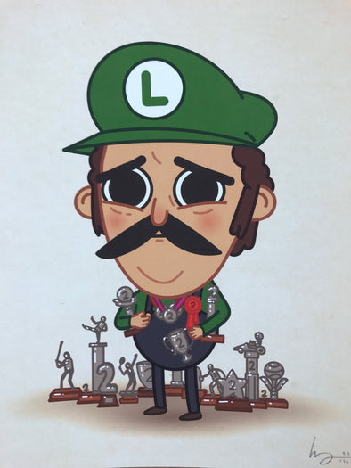 First Loser - 2016 Mike Mitchell poster Luigi, Mario Brothers