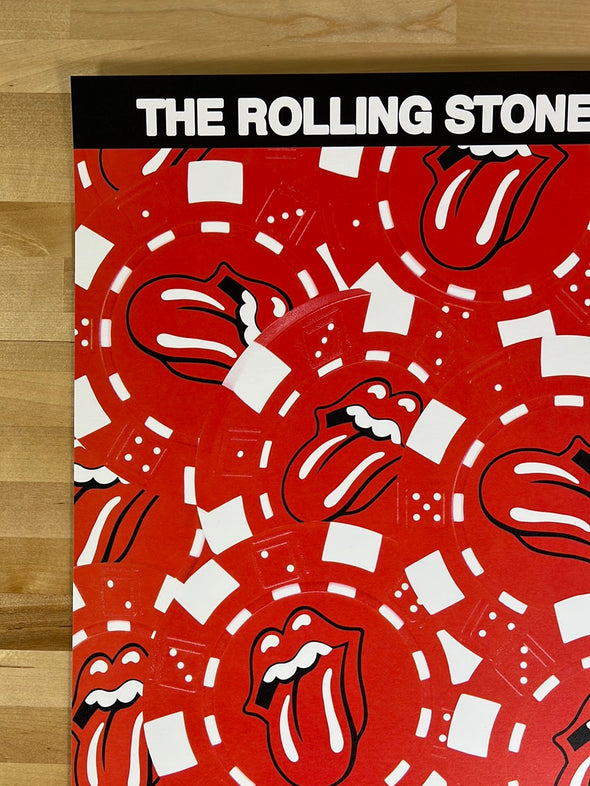 Rolling Stones - 2021 poster Las Vegas, NV No Filter Tour