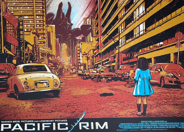Pacific Rim - 2013 James Fosdike poster movie print