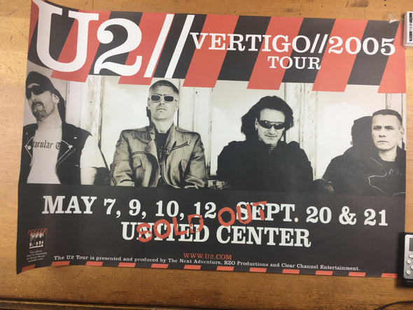 U2 - 2005 poster Chicago, IL United Center