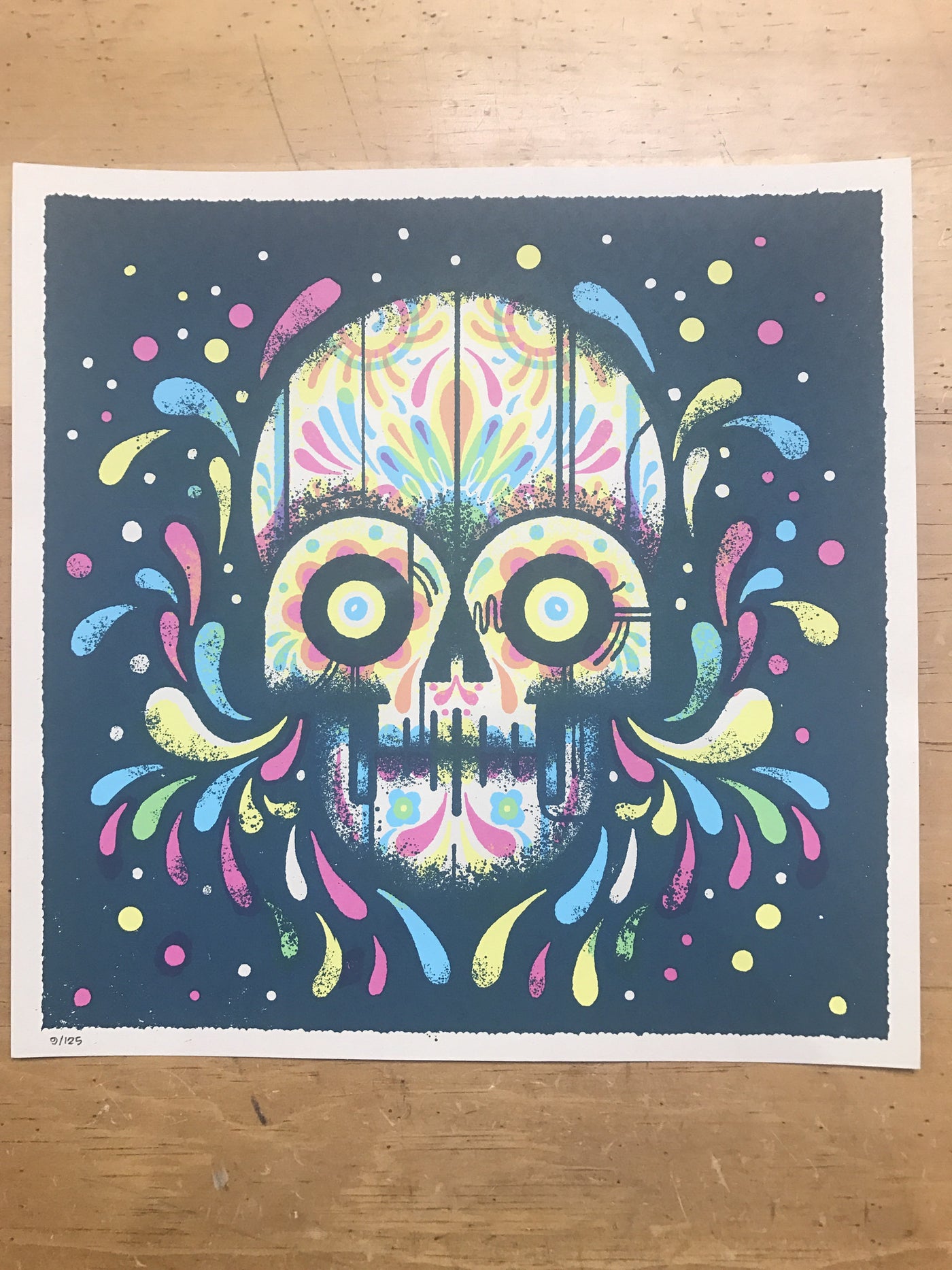 The End - 2016 Drew Millward poster print BONES Galerie F – Sold Out