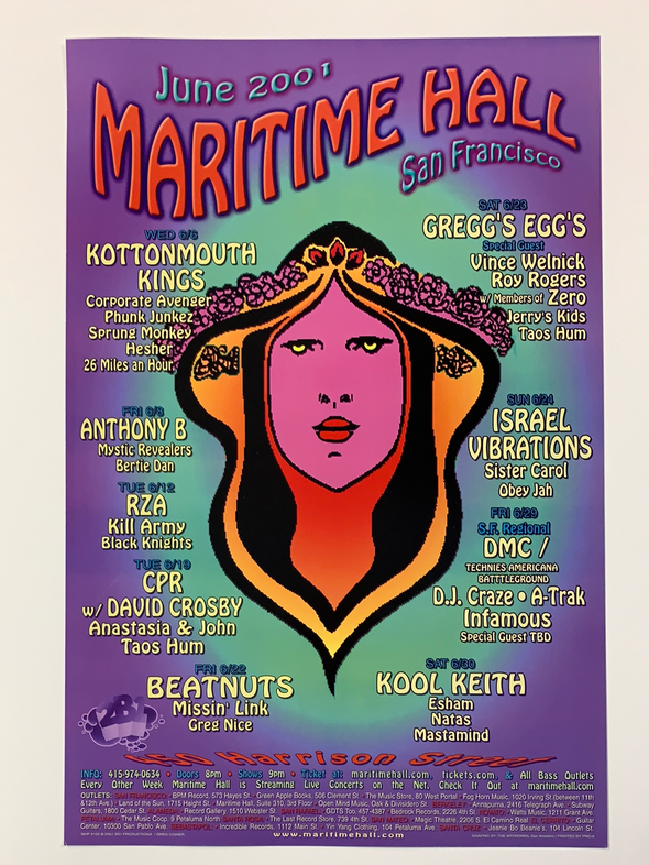 MHP 122 - 2001 poster Maritime Hall San Fran 1st