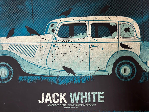 Jack White - 2012 Methane poster Birmingham, GBR Academy