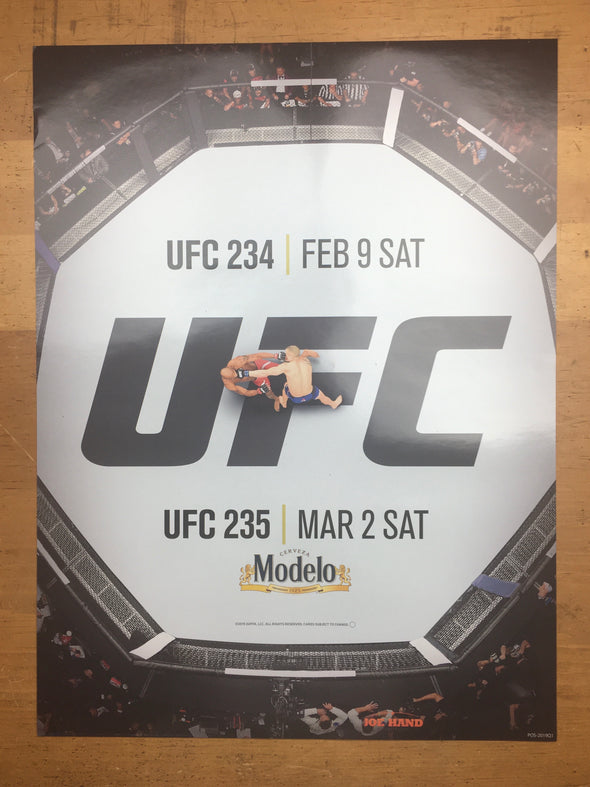 UFC 234 & 235 2019 Poster