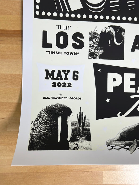 Pearl Jam - 2022 Ames Brothers poster Inglewood, CA GID Glow