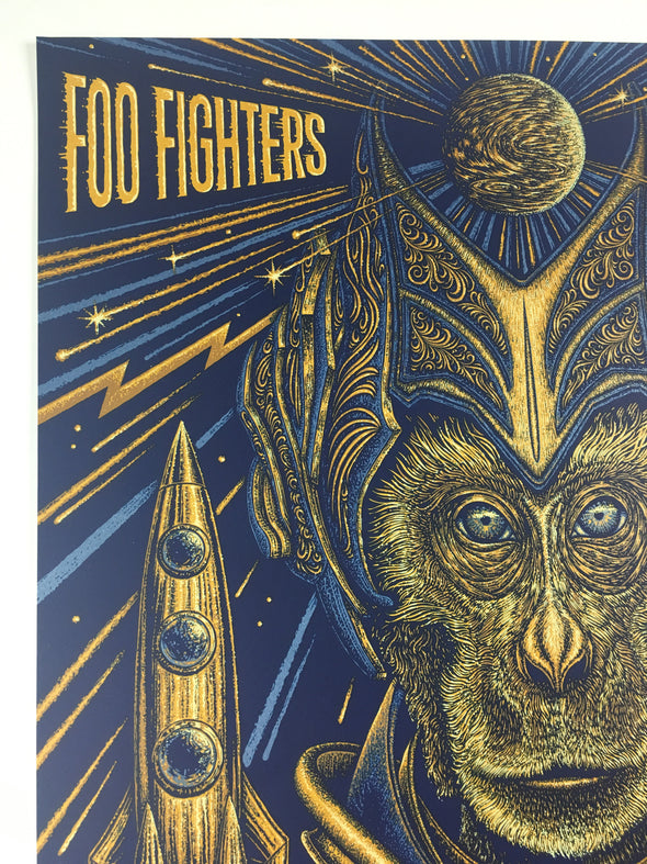 Foo Fighters - 2015 Todd Slater Poster Englewood, CO Fiddler's Green