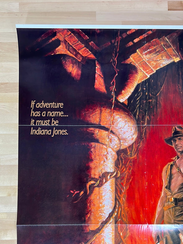 Indiana Jones and the Temple of Doom - 1984 one sheet movie poster original vintage 27x41