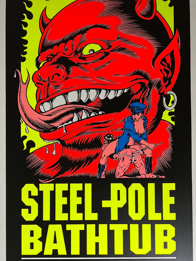 Steel Pole Bathtub - 1993 T.A.Z. poster Ethyl Meatplow Tour 1st ed