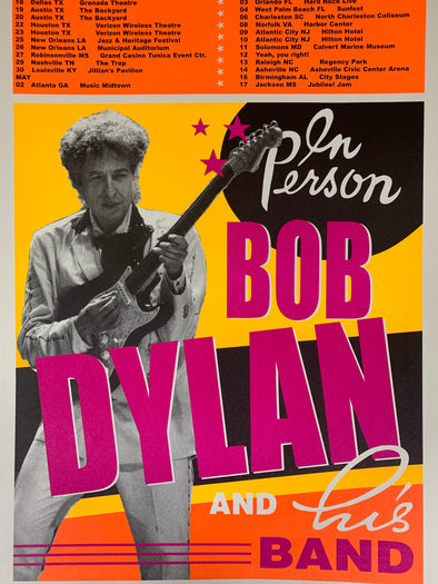 Bob Dylan - 2003 Geoff Gans Poster April May tour