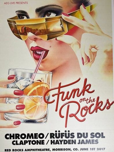 Funk on the Rocks - 2017 poster Red Rocks Morrison, CO