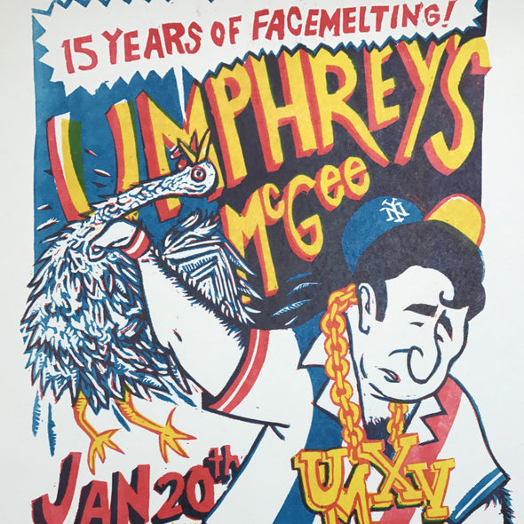 Umphrey's McGee - 2013 Jim Pollock poster Brooklyn, NY Bowl PP
