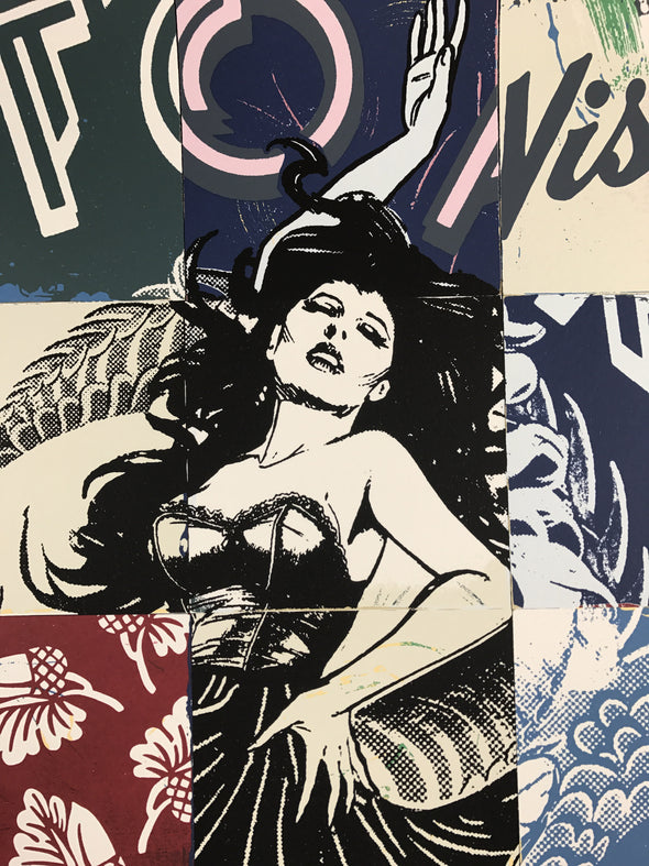 Visions Victorie - 2017 FAILE poster, art print, limited edition hand signed