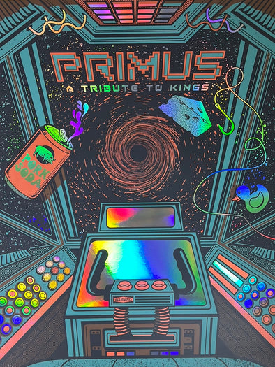 Primus - 2021 Status Serigraph poster Raleigh, NC FOIL