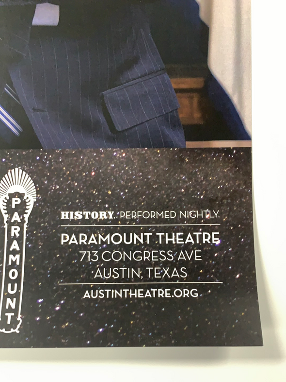 Joe Biden - 2017 1st edition original poster Austin, Texas Paramount Theatre