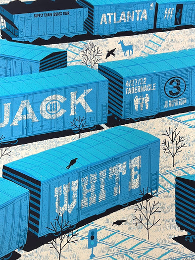 Jack White - 2022 Methane Studios poster Atlanta, GA N2
