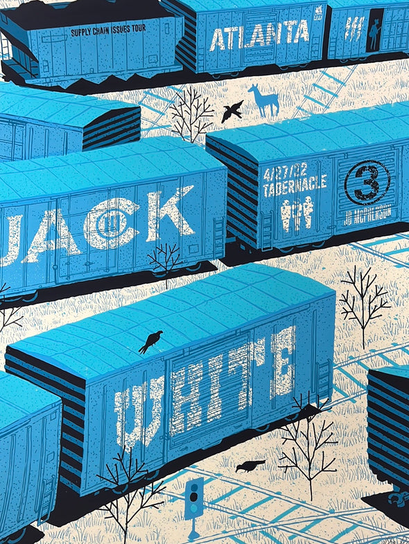 Jack White - 2022 Methane Studios poster Atlanta, GA N2
