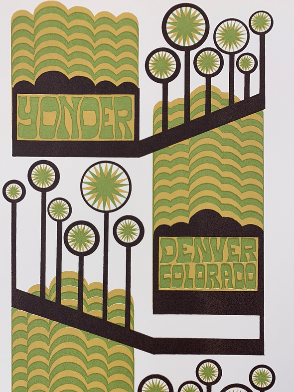 Yonder Mountain String Band - 2008 Tripp poster Denver, CO