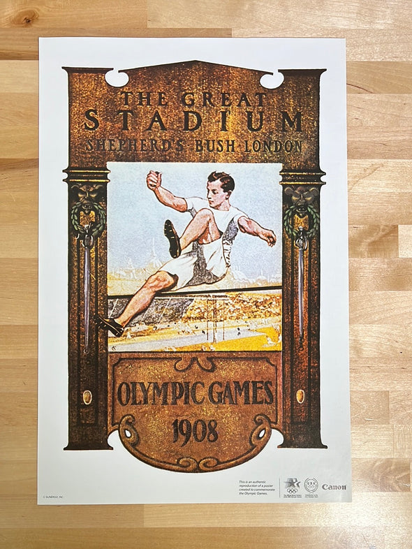 Canon Olympic Commemorative Series 1984  - poster 1908 London, England