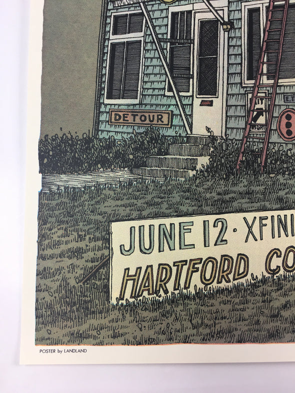 Dave Matthews Band - 2015 Landland Poster Hartford, CT Xfinity Theatre